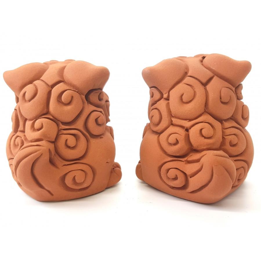 沖縄 お土産 シーサー ずっしり重い 素焼き 顔デカ シーサー 置物 魔除け 雑貨 かわいい おしゃれ かっこいい 限定 沖縄土産 沖縄お土産 Suyakikaos オキアジ 通販 Yahoo ショッピング