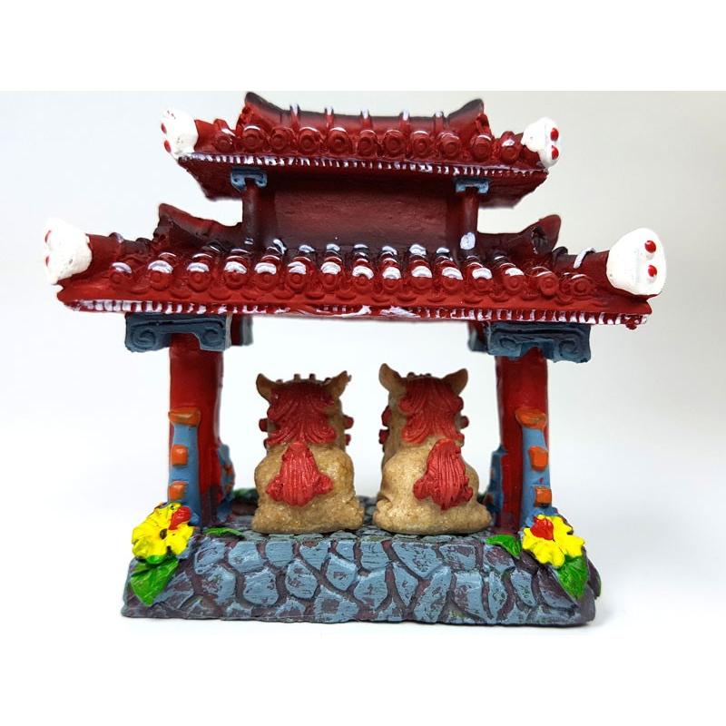 沖縄 お土産 シーサー 守礼門 小 赤 首里城 置物 魔除け 雑貨 かわいい おしゃれ かっこいい 限定 沖縄土産 沖縄お土産 Syurei Shisa R S オキアジ 通販 Yahoo ショッピング