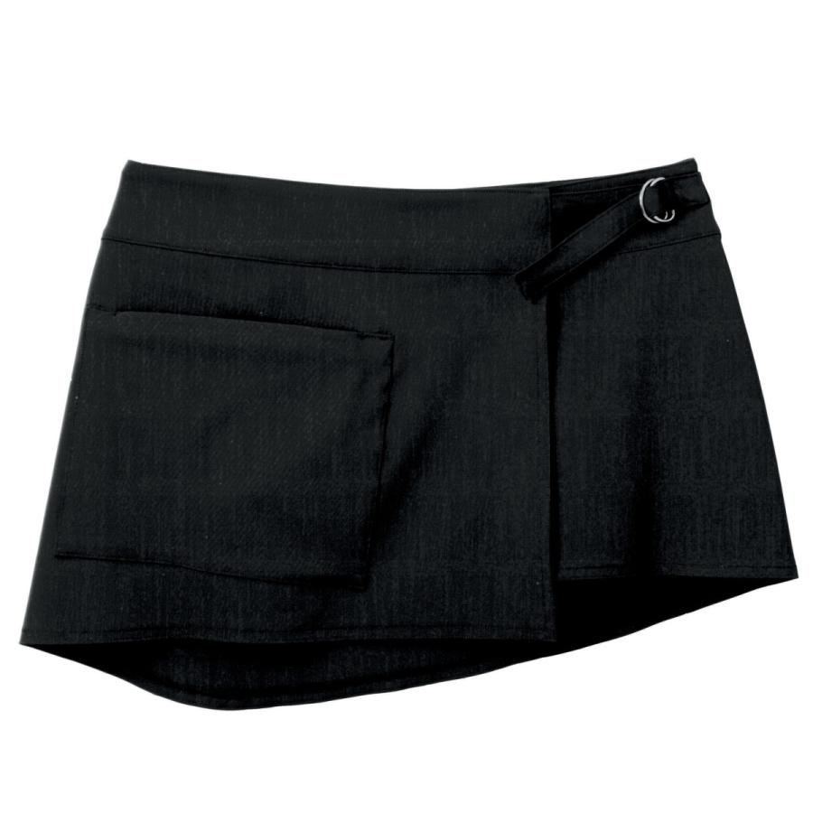 ハネクトーン ラップエプロン ブラック WP754-8 | 