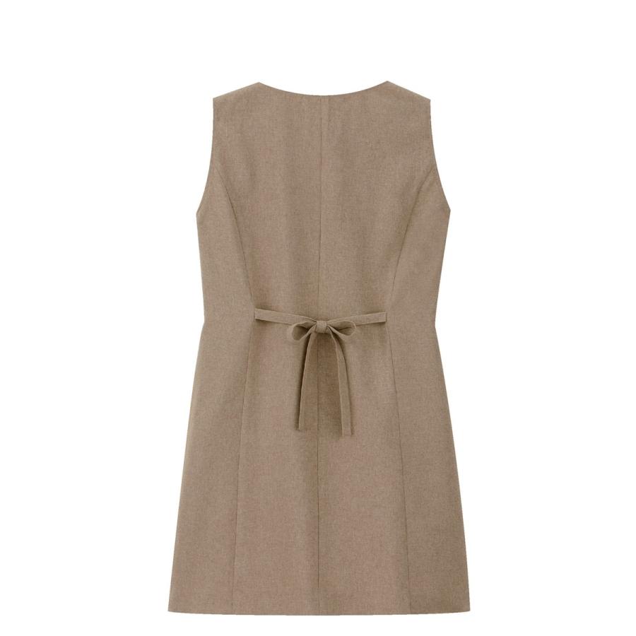 ハネクトーン チュニックベスト カフェオレブラウン WP757-5 | 