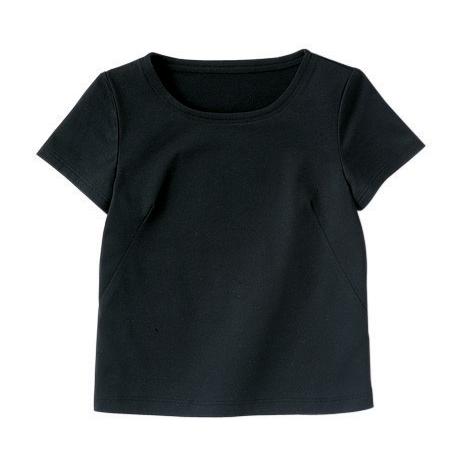 ハネクトーン 半袖ちゃんとTシャツ 天竺 ブラック WP304-8 | 