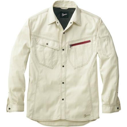 自重堂 Jawin 春夏作業着 55904 長袖シャツ | 自重堂