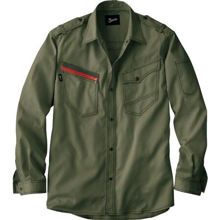 自重堂 Jawin 春夏作業着 55704 長袖シャツ | 自重堂 | 01