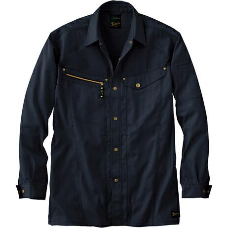 自重堂 Jawin 春夏作業着 55504 長袖シャツ | 自重堂 | 02