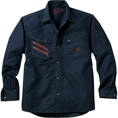 自重堂 Jawin 秋冬作業着 52304 長袖シャツ 4L | 自重堂