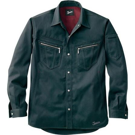 自重堂 Jawin 秋冬作業着 51804 長袖シャツ 5L | 自重堂