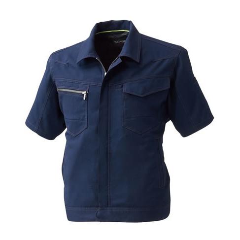 桑和SOWA 春夏作業着 961 半袖ブルゾン 4L | 