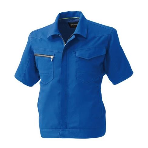 桑和SOWA 春夏作業着 961 半袖ブルゾン 4L |  | 02