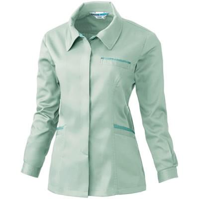 桑和SOWA 春夏作業着 424 エコ女子長袖スモック 4L | 