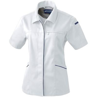 桑和SOWA 春夏作業着 614 女子半袖スモック 3L | 