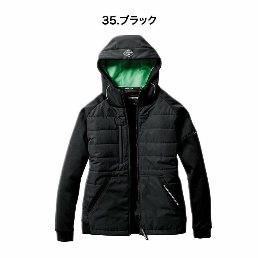 バートル 防寒フーディジャケット 3210 ストレッチ サーモクラフト電熱パッド装着対応 秋冬 BURTLE フード ユニセックス 男女兼用 2022 秋冬新作 新作 | BURTLE | 04