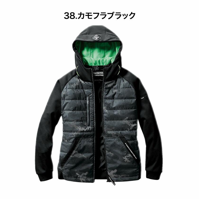 バートル 防寒フーディジャケット 3210 ストレッチ サーモクラフト電熱パッド装着対応 秋冬 BURTLE フード ユニセックス 男女兼用 2022 秋冬新作 新作 | BURTLE | 05