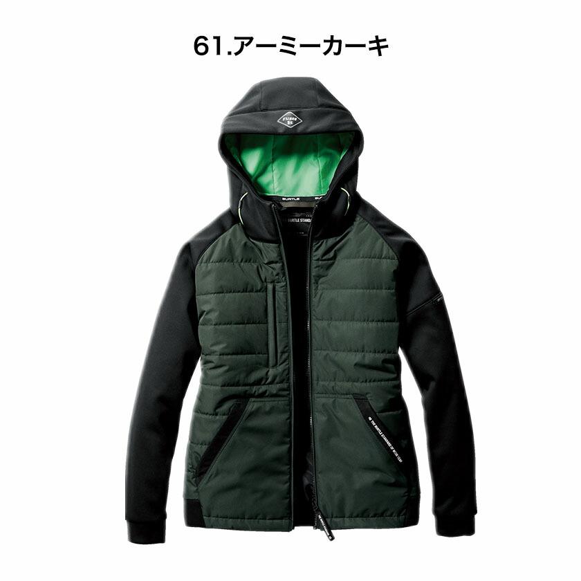 バートル 防寒フーディジャケット 3210 ストレッチ サーモクラフト電熱パッド装着対応 秋冬 BURTLE フード ユニセックス 男女兼用 2022 秋冬新作 新作 | BURTLE | 06