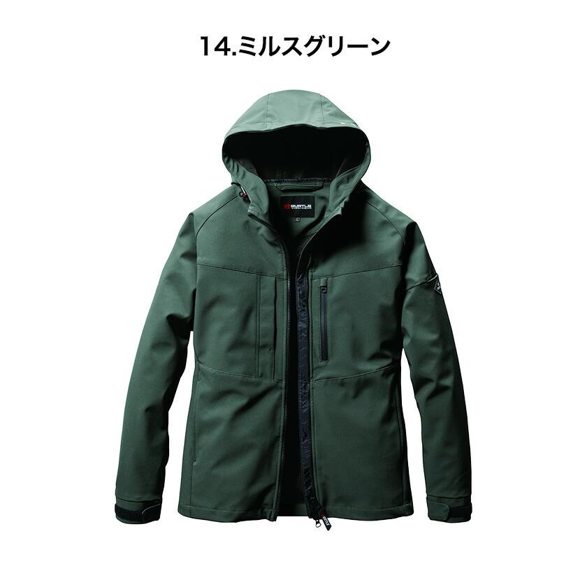 バートル 821 フーディジャケット 単品 ジャケット アウター 防寒 アウトドア 男女兼用 作業着 バートル 2024秋冬新作 保湿 防風 ストレッチ ユニセックス | BURTLE | 05