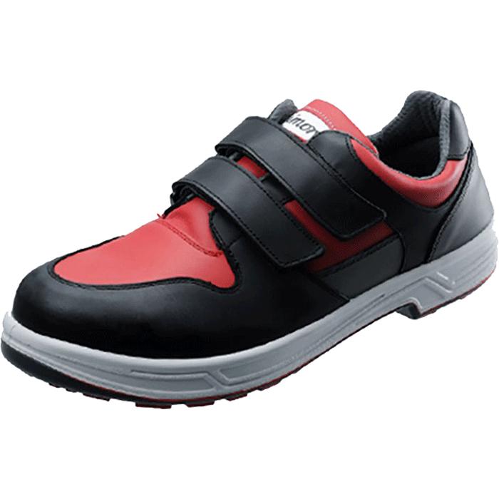 シモン Simon 8518赤/黒 安全靴 短靴 JIS規格合格安全靴 安全靴