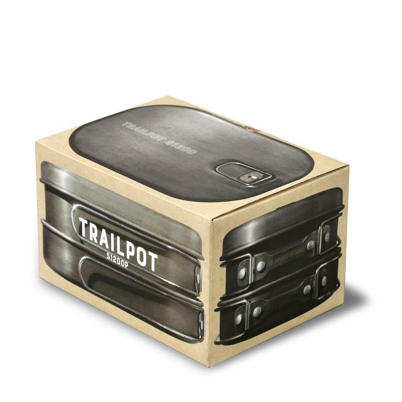 【自宅で一度お湯沸かしのみ】TRAILPOT S1200 アウトドア調理器具 TRAILPOT S1200P – PAAGOWORKS