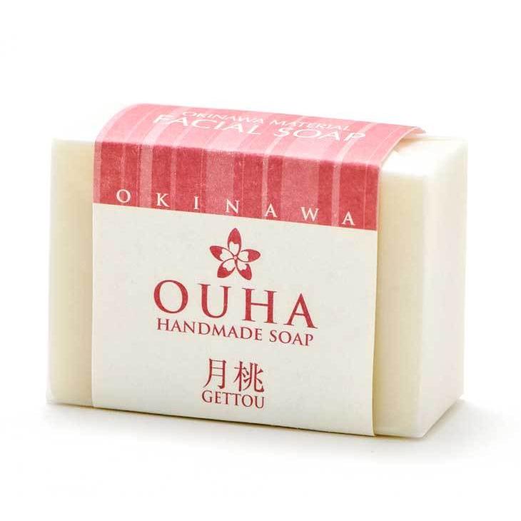 OUHAソープ 沖縄手作り洗顔石けん くちゃ 月桃 黒糖 ハイビスカス
