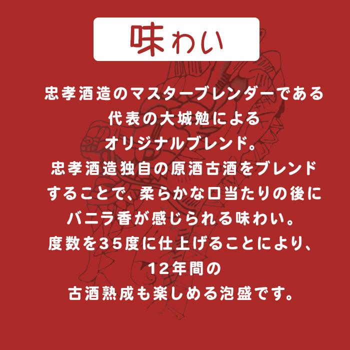 干支ボトル MIRACLE-KUN 2024 辰 35度 500ml 琉球泡盛 忠孝酒造