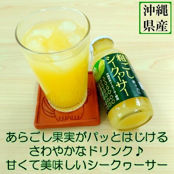 父の日 粗ごしシークヮーサー＆タンカン 180ｍｌ×6本セット 送料無料 ジュース ギフト 沖縄県産 詰め合わせ 飲み比べ プレゼント 贈り物｜okinawaaroe｜03