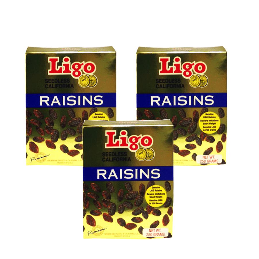 レーズン RAISINS 250g×3箱 アメリカ産 リゴー : Compass沖縄 ヤフー店