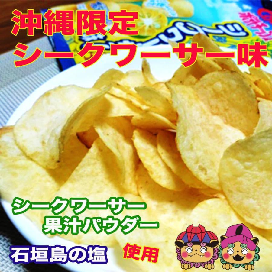 カルビー（Calbee） ポテトチップス ポテチ シークヮーサー味