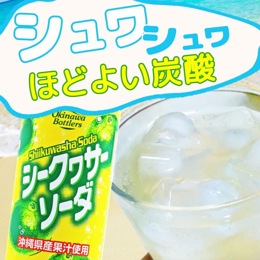 沖縄ボトラーズ シークワーサーソーダジュース 500ml 缶 12本セット