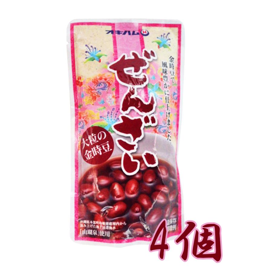 大粒の金時豆 オキハム ぜんざい おしるこ180g 4セット Set199 Compass沖縄 ヤフー店 通販 Yahoo ショッピング