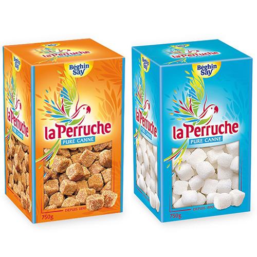 砂糖 きび砂糖 角砂糖 ラ・ペルーシュ ブラウン ホワイト 750g 2箱
