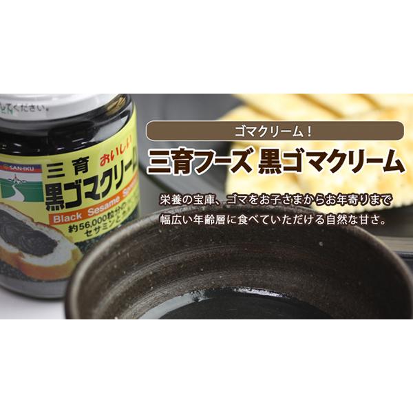 【5/12(日)限定！ポイント+10%！】黒ごま 黒胡麻 黒ごまペースト 三育フーズ 黒ゴマクリーム 190g 2個セット 送料無料｜okinawangirls｜02