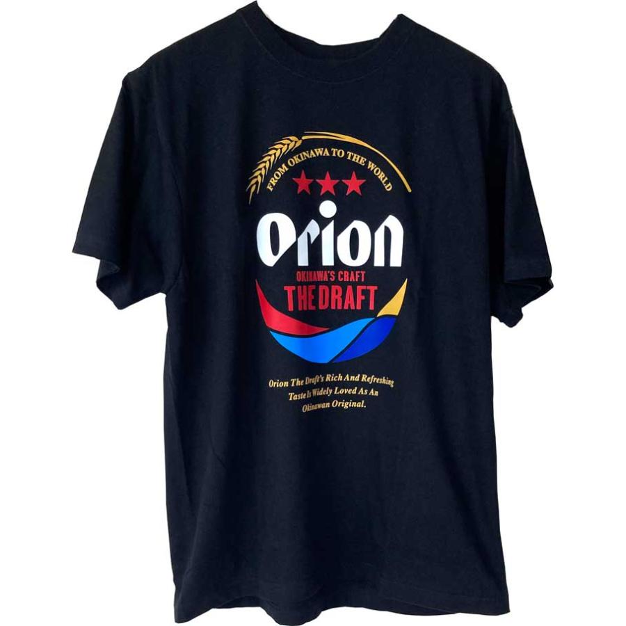 オリオンTシャツ ビッグロゴ黒 沖縄 tシャツ 缶ロゴ orion正規品 : Tz