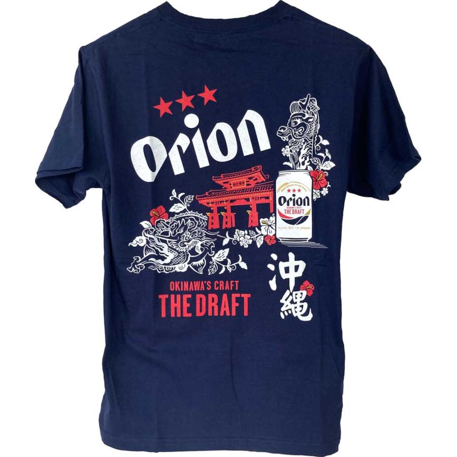 オリオンTシャツ首里城 NV（ネイビー） orion 正規品 : 沖縄