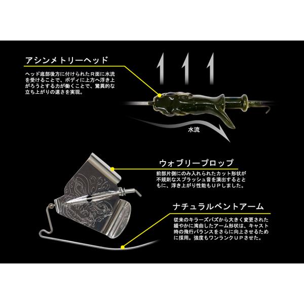 GAN CRAFT キラーズバズ バースト Jr. 3/8oz / ガンクラフト