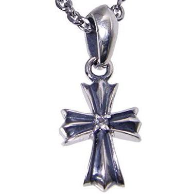 シルバー925 素材 Stone スモール ゴシック クロス ペンダント 十字架 チャーム ネックレス Silver Cross シルバー Oki Ude05r2ef おきらく堂 通販 Yahoo ショッピング