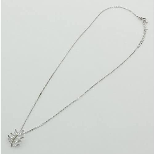 驚きの安さ 地金ネックレス シルバー キュービックジルコニア リーフ シルバー Oki Ude05r2ef おきらく堂 通販 Yahoo ショッピング 偉大な Www Ortensiavillage Com
