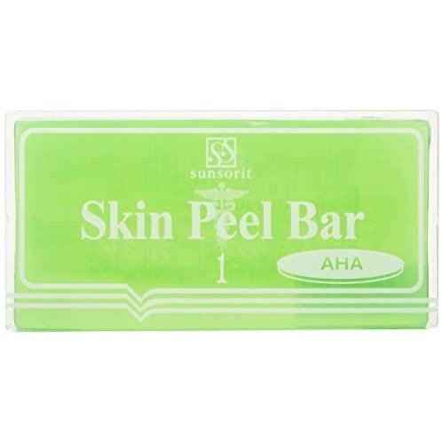 サンソリット スキンピールバー Aha 普通肌 オイリー肌 洗顔石鹸 洗顔せっけん でピーリング効果 1個 Oki Umr21w1ah おきらく堂 通販 Yahoo ショッピング