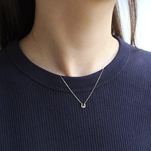 格安 ヴァンドーム青山 Vendome Aoyama K10 イエローゴールド 馬蹄 ホースシュー ダイヤモンド ネックレス イエロー 値引 Www Kmhsystems Com