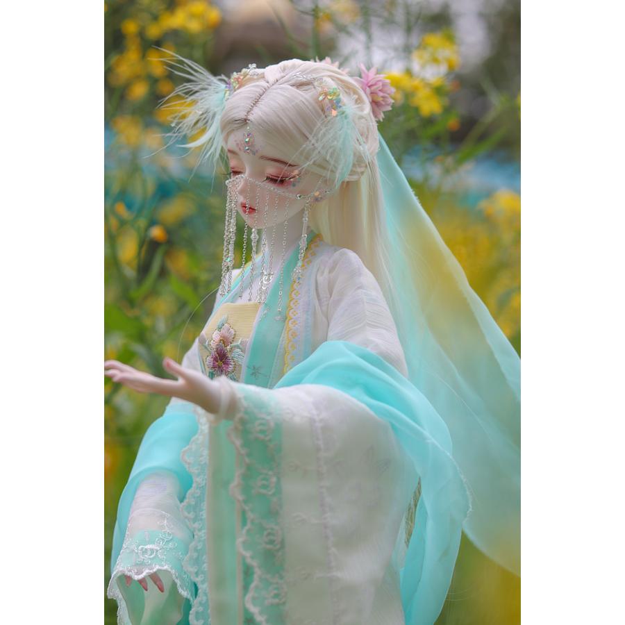 スケールbjd服古代衣装韓服中国の妖精のためのbjd/sd yosd