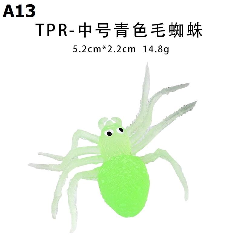 食べ物 モデル フィギュア 撮影道具 蜘蛛を模した大全模様天狼蜘蛛毛蜘蛛夜光り黒未亡人小腹蜘蛛どっきり｜okita-shop｜19