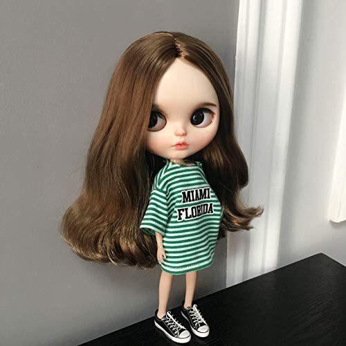 ブライス 服 小さな人形の服手作りの赤ちゃんの服30 cm人形の服をドレスアップ 人形なし（緑シャツ）｜okita-shop
