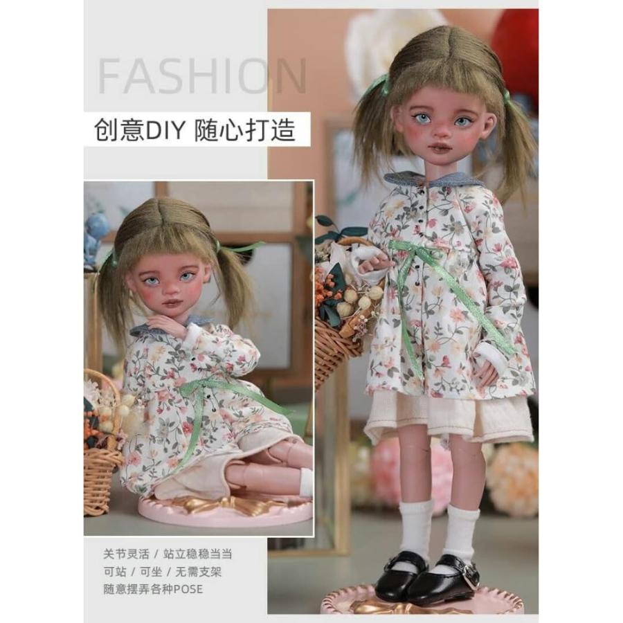 BJDドール フルセット1/4 球体関節人形 27.5cm 田舎の元気な女の子フル 