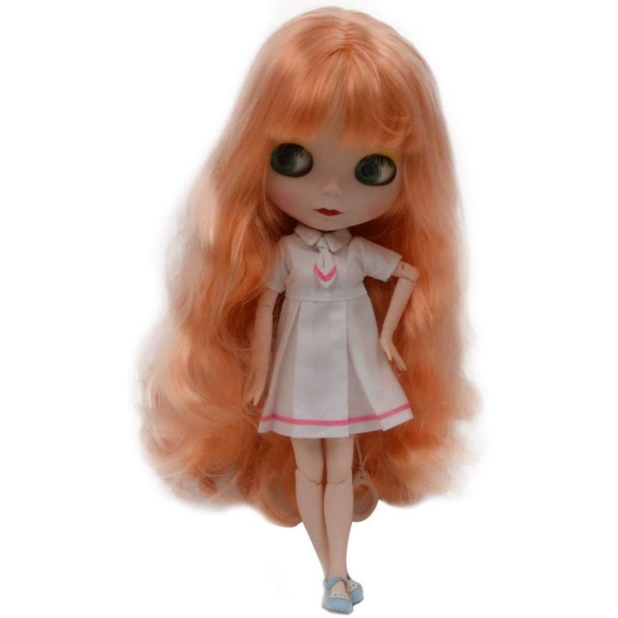 12インチ、可愛いドール、ｂｊｄドール、1/6サイズ、マット肌、白肌、カスタマイズ、ドール本体のみ（SO.31）,オレンジ