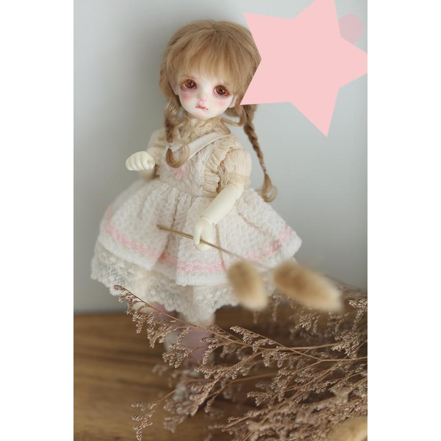 ドール用ウィッグ 人形ウィッグ 1/4/1/8サイズ BJD SD オレンジあり