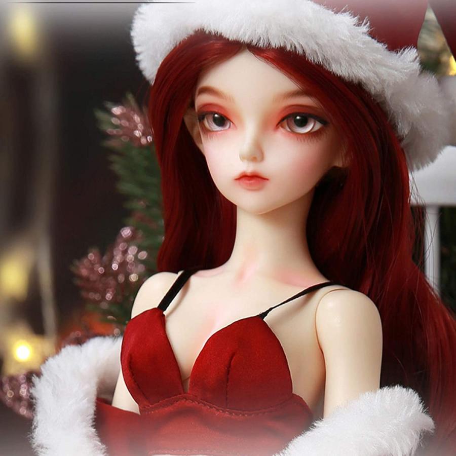 繊細なクリスマスガールBJD人形41cm1 / 4 BJD人形球体関節人形、洋服靴