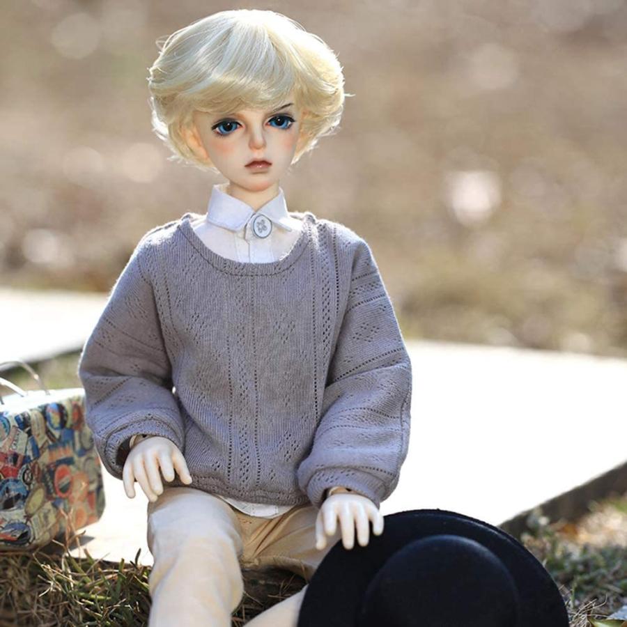 男の子BJD人形1/4 40センチ16インチボールジョイントSD人形の服かつら靴メイクDIY手作りのおもちゃ誕生日の最高のギフト｜okita-shop｜02