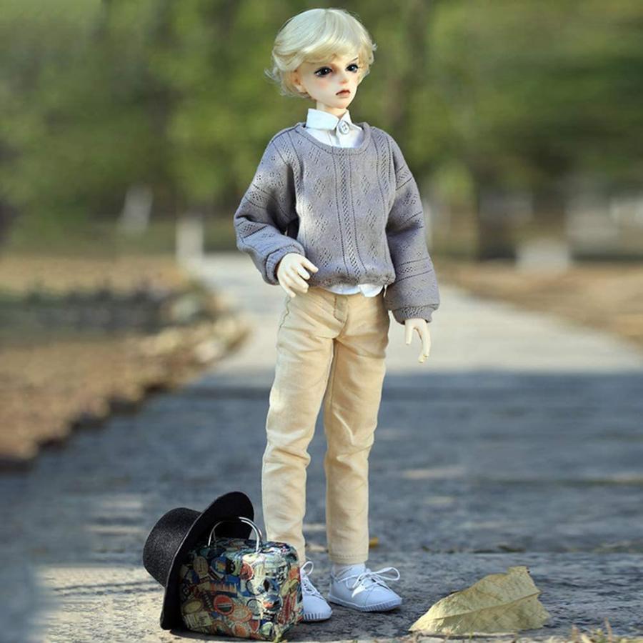 男の子BJD人形1/4 40センチ16インチボールジョイントSD人形の服かつら靴メイクDIY手作りのおもちゃ誕生日の最高のギフト｜okita-shop｜03