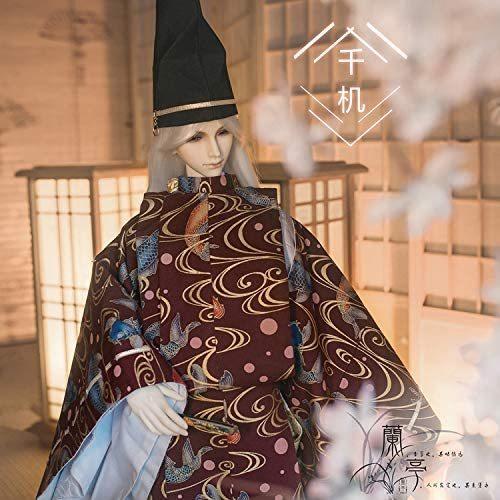 BJD/SDドール服 人形服 1/3/おじさん/ID/鬼75 和風双子狩衣--