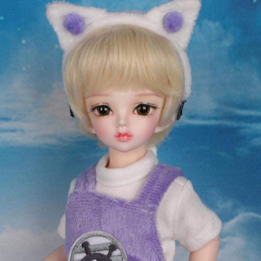 1fo6スケールヌードBJD人形かわいい子供少女や少年bjd/SDモデルのおもちゃギフト 茶色の肌 boy 顔メイク追加あり