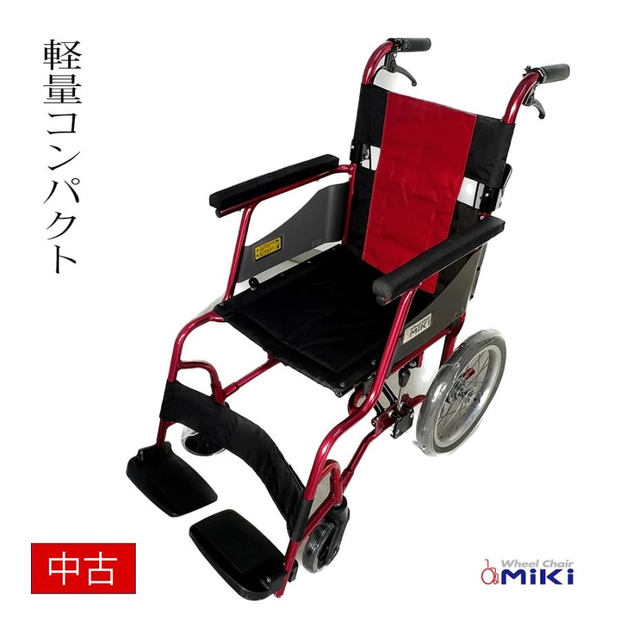 Miki キャリカル 軽量車椅子 介助式