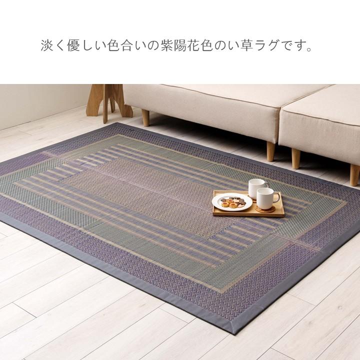 ラグ 国産 純国産 日本製 い草 モダン 抗菌防臭 自然素材 ベージュ イケヒコ イケヒコ ラグ 国産 純国産 日本製 い草 カーペット モダン 「DX