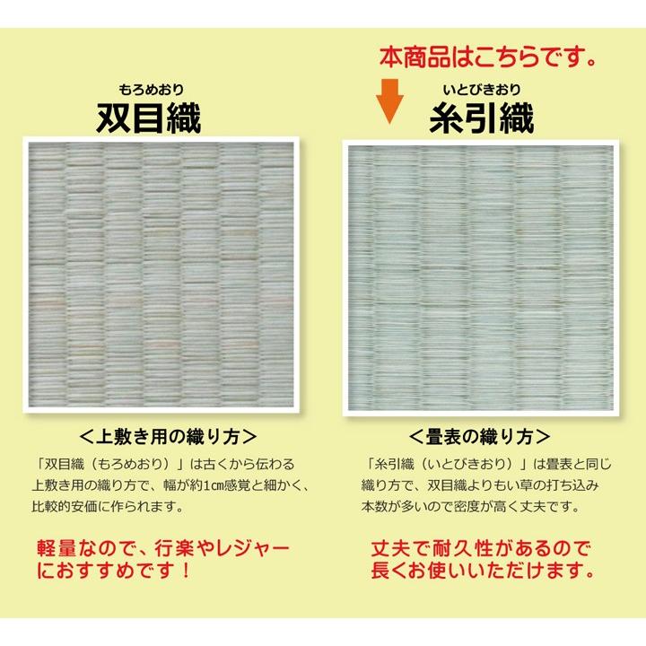 【5％OFFクーポン対象商品】純国産 い草 上敷き カーペット 糸引織 減農薬栽培「西陣」江戸間10畳（440×352cm）熊本県八代産い草使用 調湿効果 消臭効果_8
